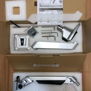 サンワサプライ　モニターアーム（高耐荷重20kg・ガス圧(PC周辺機器)