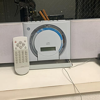 ムジルシリョウヒン(MUJI (無印良品))の無印 CDプレーヤー ラジオ機能付(ポータブルプレーヤー)