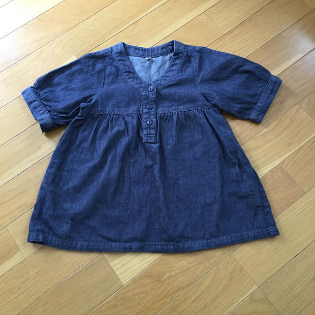 MUJI (無印良品)(ムジルシリョウヒン)の［専用］女の子チュニック　ほか計２点 キッズ/ベビー/マタニティのキッズ服女の子用(90cm~)(Tシャツ/カットソー)の商品写真