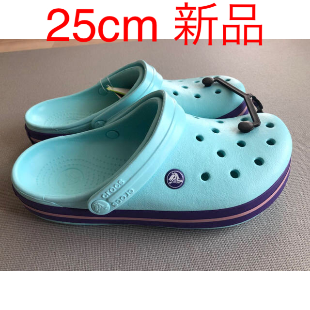 crocs(クロックス)のクロックス Crocs 25cm アイスブルー レディースの靴/シューズ(サンダル)の商品写真