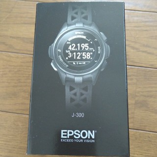 エプソン(EPSON)のepson wristablegps Jｰ300B(腕時計(デジタル))