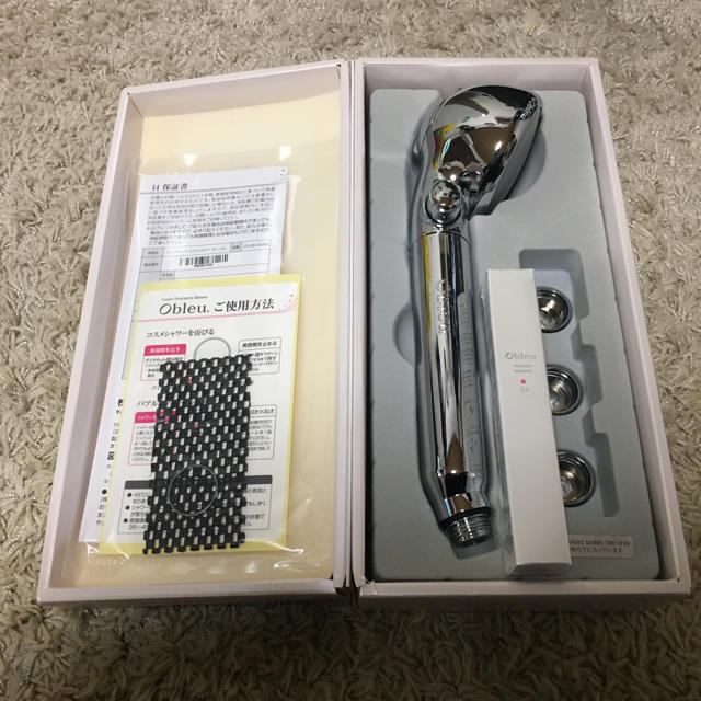 値下げ【新品未/使用】コスメトリートメントシャワー Obleu〈オーブル
