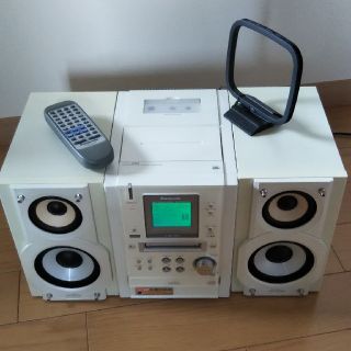 パナソニック(Panasonic)のPanasonic☆MDコンポ・リモコン付き☆動作確認済み(スピーカー)