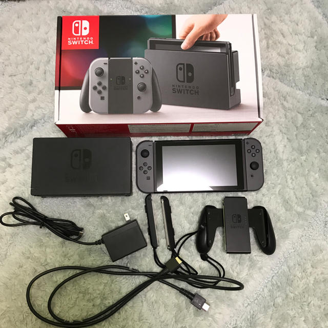 Nintendo Switch JOY-CON グレー 本体  HAC-S-KA