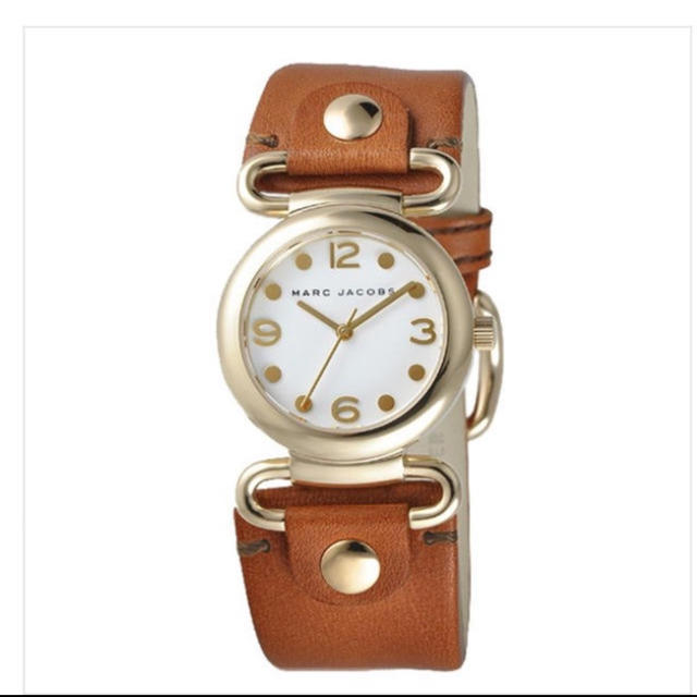 MARC BY MARC JACOBS(マークバイマークジェイコブス)のマークジェイコブス　時計　ブラウン レディースのファッション小物(腕時計)の商品写真