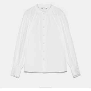 ザラ(ZARA)のZARA ポプリンシャツ(シャツ/ブラウス(長袖/七分))