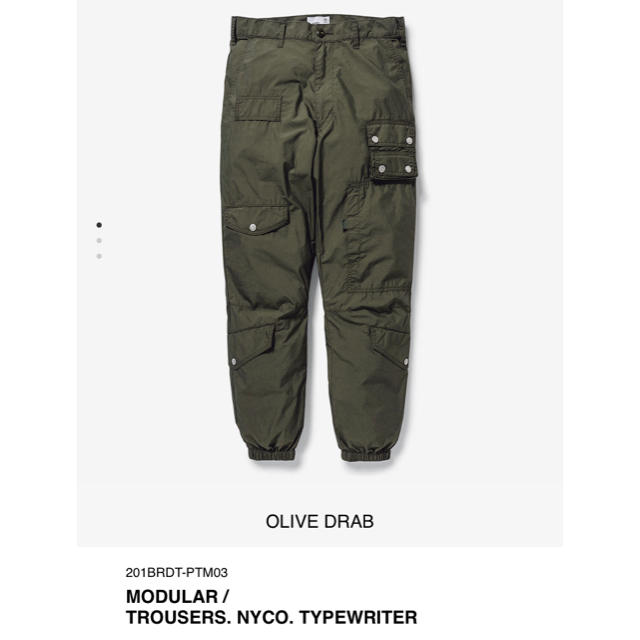 wtaps  TROUSERS. NYCO. TYPEWRITER