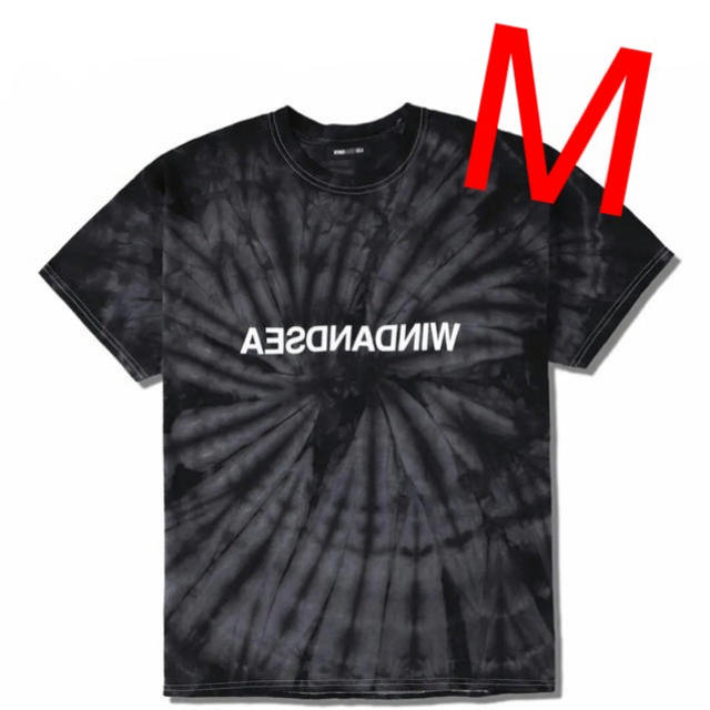 WIND AND SEA TIE-DYE TEE﻿ M BLACK WDSトップス