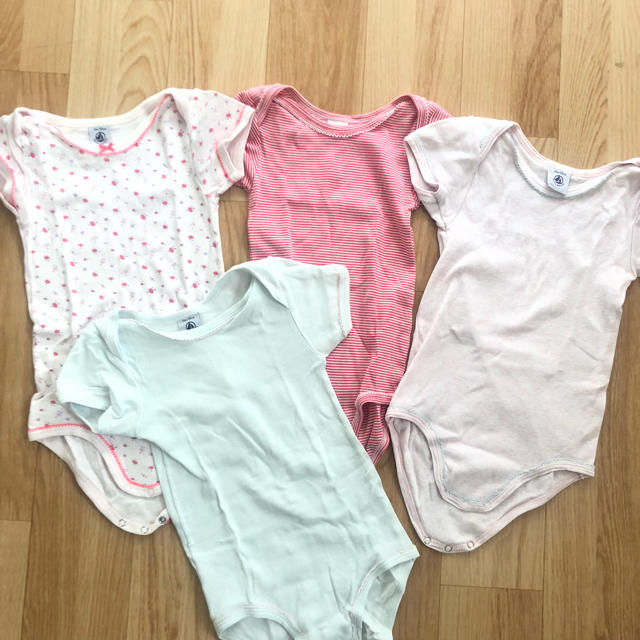 PETIT BATEAU(プチバトー)のプチバトー 36m/95㎝    24m/86㎝ 肌着 キッズ/ベビー/マタニティのキッズ服女の子用(90cm~)(下着)の商品写真