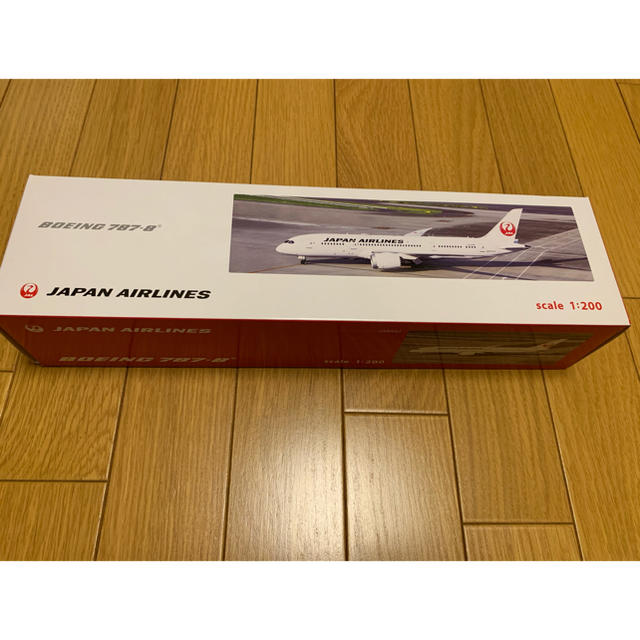 JAL(日本航空)(ジャル(ニホンコウクウ))のJALプラモデル(Boeing787-8) エンタメ/ホビーのおもちゃ/ぬいぐるみ(模型/プラモデル)の商品写真