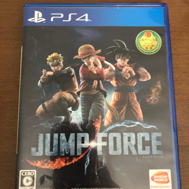 PlayStation4(プレイステーション4)のJUMP FORCE（ジャンプ フォース） PS4 エンタメ/ホビーのゲームソフト/ゲーム機本体(家庭用ゲームソフト)の商品写真