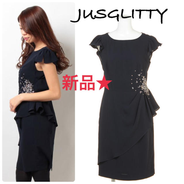 JUSGLITTY(ジャスグリッティー)の新品★ジャスグリッティー★ワンピース レディースのワンピース(ひざ丈ワンピース)の商品写真