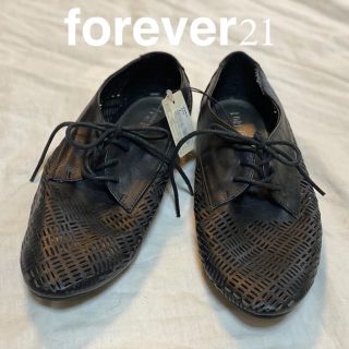 フォーエバートゥエンティーワン(FOREVER 21)の新品 24cm 37 forever21レースアップシューズ(ローファー/革靴)