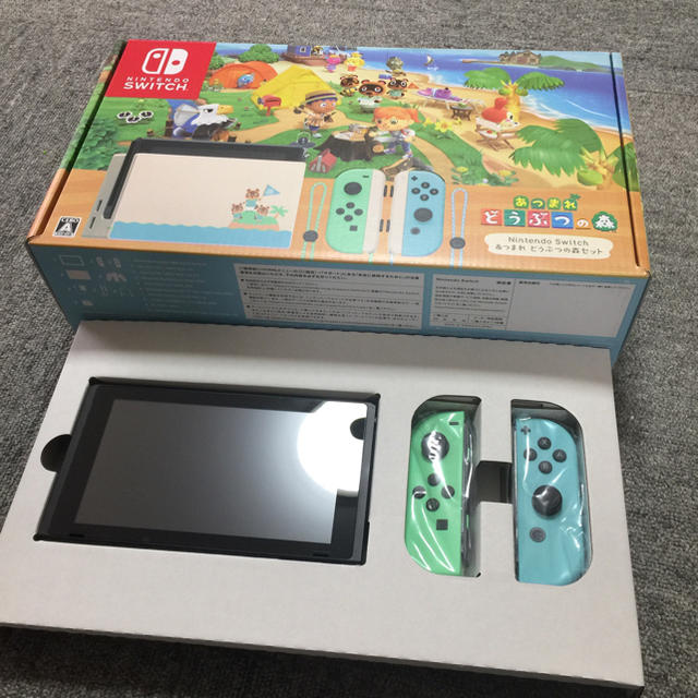 Nintendo Switch - あつまれどうぶつの森同梱版の特別デザイン付属