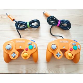 ニンテンドーゲームキューブ(ニンテンドーゲームキューブ)のバラ売り可＊ゲームキューブ コントローラー2個セット(家庭用ゲーム機本体)