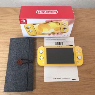 ニンテンドースイッチ(Nintendo Switch)のNintendo Switch Lite イエロー (メーカー保証付)(家庭用ゲーム機本体)