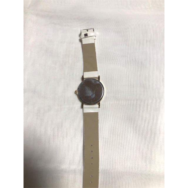 【送料無料】腕時計 レディース ホワイト×ゴールド　お洒落なクォーツ時計 レディースのファッション小物(腕時計)の商品写真