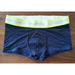 カルバンクライン(Calvin Klein)のカルバンクライン　新品　メンズ　ボクサーパンツ(ネイビー/ネオンイエローM)(ボクサーパンツ)