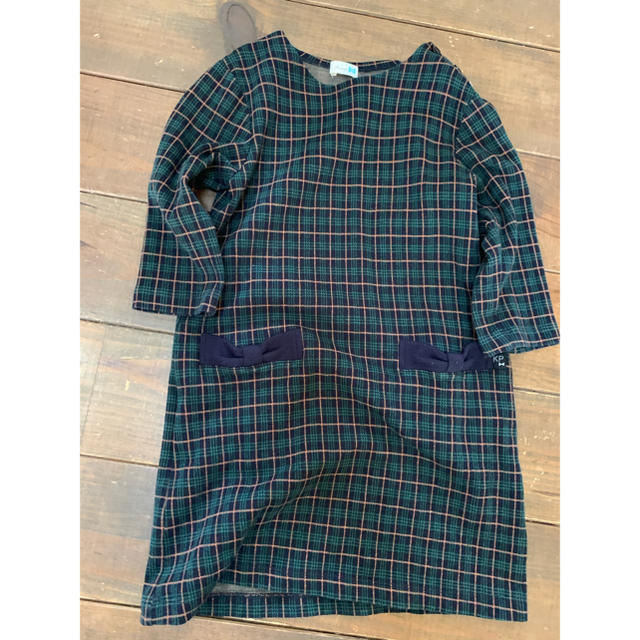 KP(ニットプランナー)のkp チェックワンピ　130 キッズ/ベビー/マタニティのキッズ服女の子用(90cm~)(ワンピース)の商品写真