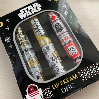 ディーエイチシー(DHC)のDHC 薬用 リップクリーム スターウォーズ 3本セット ブラック(リップケア/リップクリーム)