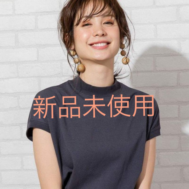 coen(コーエン)のcoen USAコットンハイネックTシャツ レディースのトップス(Tシャツ(半袖/袖なし))の商品写真