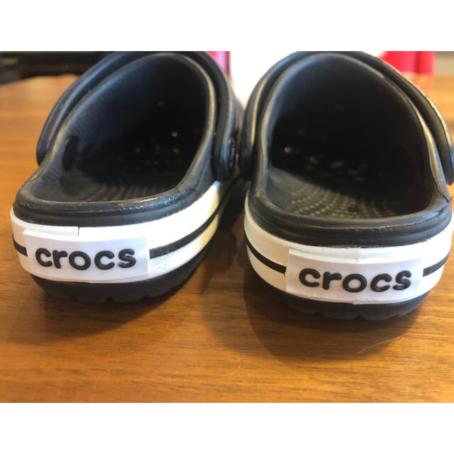 crocs(クロックス)のクロックス　4.5 黒 キッズ/ベビー/マタニティのベビー靴/シューズ(~14cm)(サンダル)の商品写真