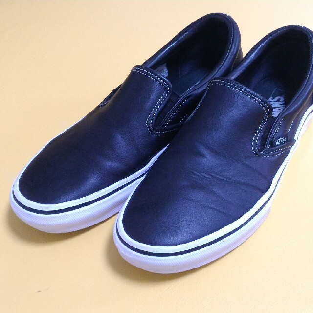 VANS スリッポン レザー　スニーカー　27cm