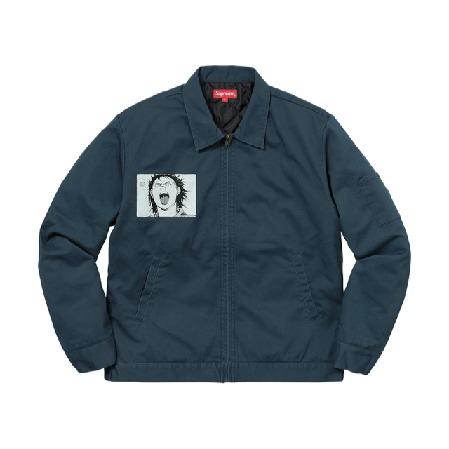 supreme akira work jacket Mサイズ　アキラ　ネイビー