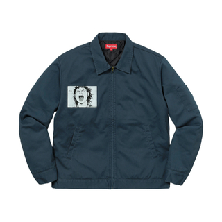 シュプリーム(Supreme)のsupreme akira work jacket Mサイズ　アキラ　ネイビー(ブルゾン)