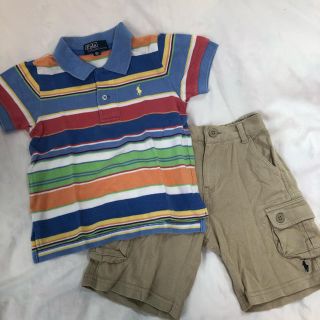 ポロラルフローレン(POLO RALPH LAUREN)のpolo ラルフローレン　半袖上下セット　90(Tシャツ/カットソー)