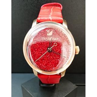 スワロフスキー 腕時計(レディース)（レッド/赤色系）の通販 4点 