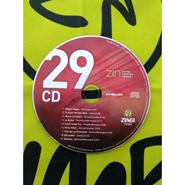 Zumba(ズンバ)のZUMBA　ズンバ　ZIN29　CD ＆ DVD　インストラクター専用 エンタメ/ホビーのDVD/ブルーレイ(スポーツ/フィットネス)の商品写真