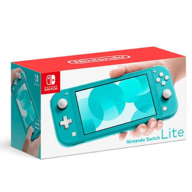 国産品 Nintendo - Switch Nintendo Switch 本体 ターコイズ Lite 携帯用ゲーム機本体