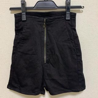 エモダ(EMODA)の新品！タグ付き！EMODA エモダ ハイウエスト ショートパンツ デニム パンツ(ショートパンツ)