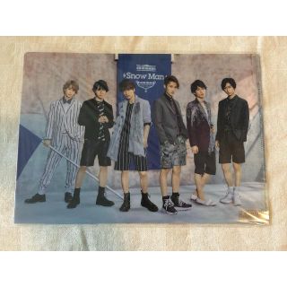 Snow Man　クリアファイル　2016年　SUMMER STATION(アイドルグッズ)