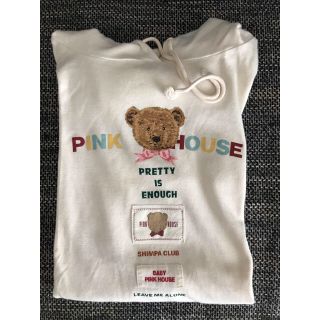 ピンクハウス(PINK HOUSE)のピンクハウス　フード付きロンＴ　　　ＸＬ(Tシャツ(長袖/七分))