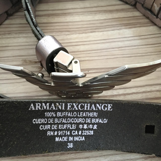 ARMANI EXCHANGE(アルマーニエクスチェンジ)のアルマーニ　エクスチェンジ　ベルト メンズのファッション小物(ベルト)の商品写真