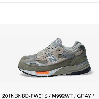 ダブルタップス(W)taps)のWTAPS NEW BALANCE M992WT ニューバランス(スニーカー)