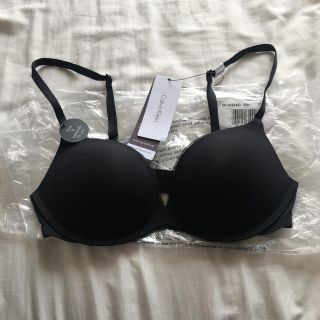 カルバンクライン(Calvin Klein)の【新品】カルバンクライン プッシュアップブラ32C ブラック(ブラ)