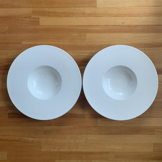イケア(IKEA)のIKEA リムプレート パスタボウル 洋食器 ホワイト 白皿(料理/グルメ)