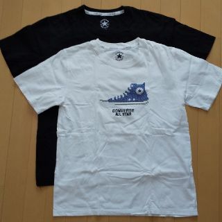 コンバース(CONVERSE)のCONVERSE ALLSTAR Tシャツ 白 黒２枚組 (Tシャツ/カットソー(半袖/袖なし))