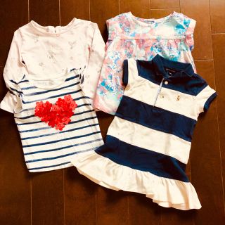 ラルフローレン(Ralph Lauren)のbabygap  ラルフローレン　zara  80  夏物まとめ売り(ワンピース)