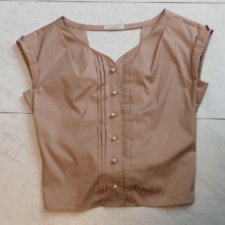 ウィルセレクション(WILLSELECTION)の美品☆バックリボンレースブラウス(シャツ/ブラウス(半袖/袖なし))