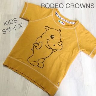 ロデオクラウンズワイドボウル(RODEO CROWNS WIDE BOWL)のキッズS✨RODEO CROWNS ロデオクラウンズ❤️半袖トレーナー(Tシャツ/カットソー)