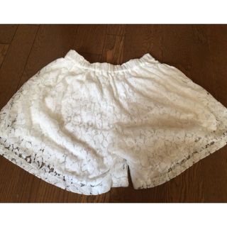 ナイスクラップ(NICE CLAUP)のNICE CLAUP 花柄 レース ショートパンツ(ショートパンツ)