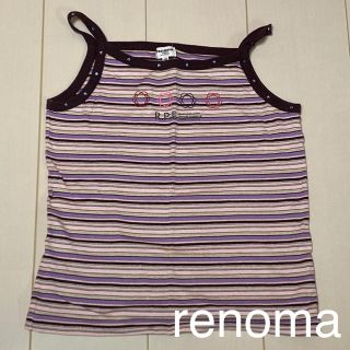 レノマ(RENOMA)のrenoma 綿100% タンクトップ 子供服 キッズ服 150cm(Tシャツ/カットソー)