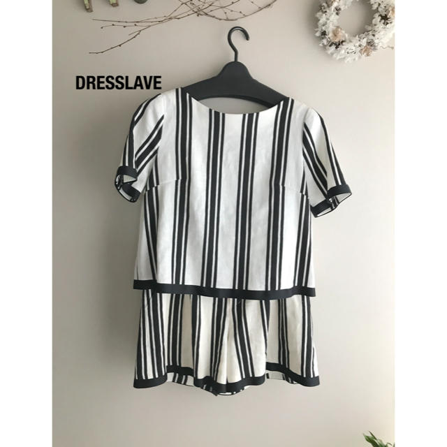 DRESSLAVE(ドレスレイブ)のDRESSLAVE セットアップ　38  コットンリネン レディースのレディース その他(セット/コーデ)の商品写真