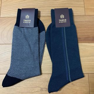 タケオキクチ(TAKEO KIKUCHI)のTAKEO KIKUCHI 靴下　新品　二足(ソックス)