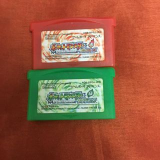 ゲームボーイアドバンス(ゲームボーイアドバンス)のポケットモンスター リーフグリーン ファイアレッド ポケモン アドバンス GBA(携帯用ゲームソフト)