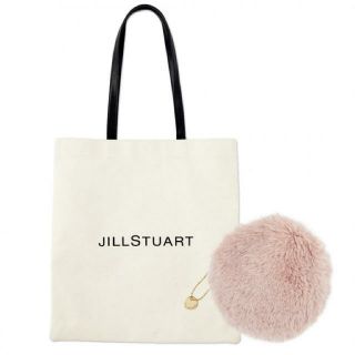 ジルスチュアート(JILLSTUART)のsweet2月号 JILLSTUART ロゴトート&ファーポーチ(トートバッグ)